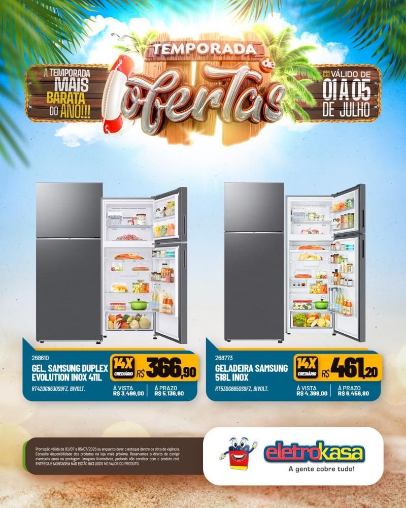 TEMPORADA DE GRANDES OFERTAS nas lojas eletroKasa, em Rolim de Moura TEMPORADA DE GRANDES OFERTAS nas lojas eletroKasa, em Rolim de Moura