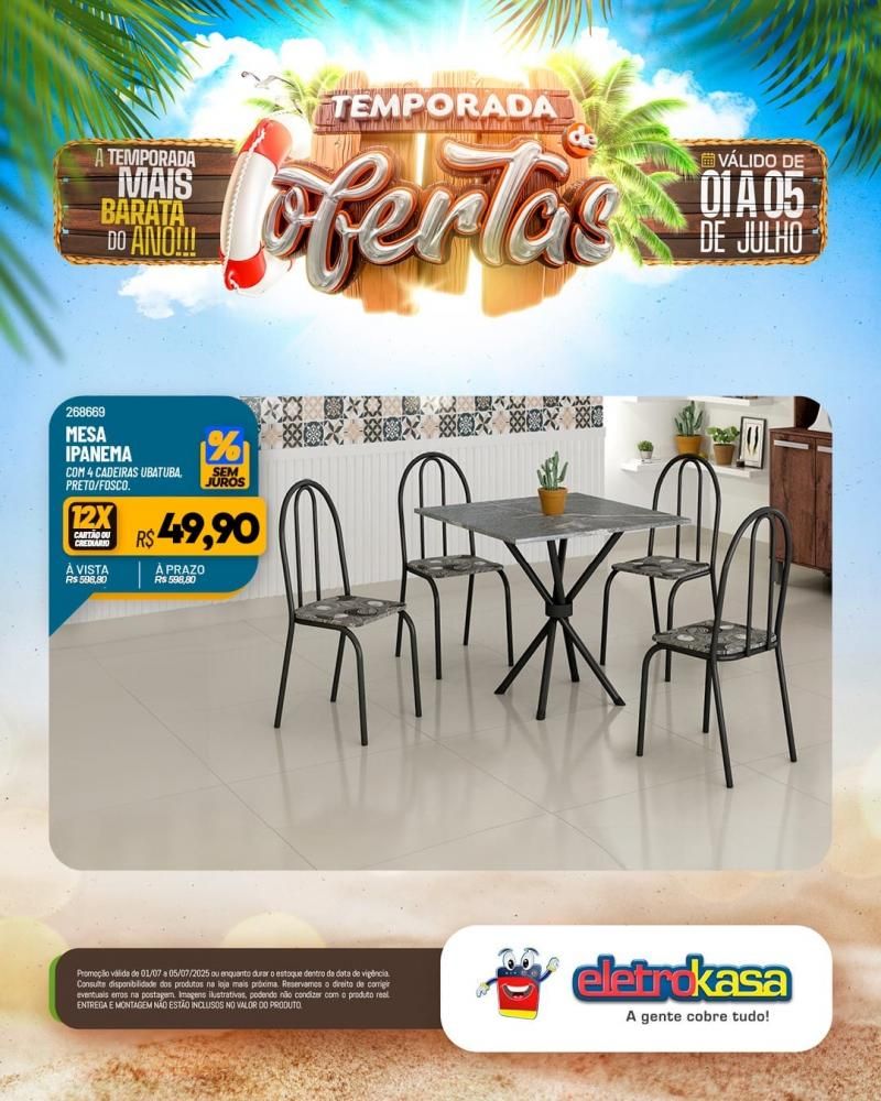 TEMPORADA DE GRANDES OFERTAS nas lojas eletroKasa, em Rolim de Moura TEMPORADA DE GRANDES OFERTAS nas lojas eletroKasa, em Rolim de Moura