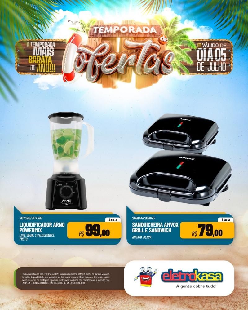 TEMPORADA DE GRANDES OFERTAS nas lojas eletroKasa, em Rolim de Moura TEMPORADA DE GRANDES OFERTAS nas lojas eletroKasa, em Rolim de Moura