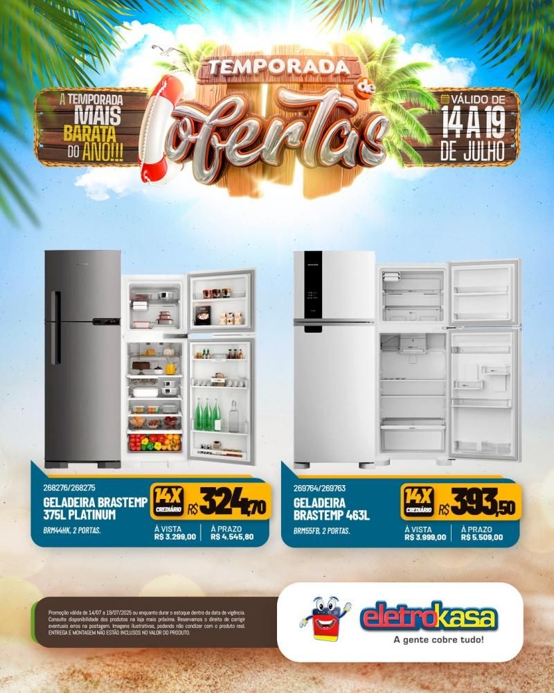 TEMPORADA DE GRANDES OFERTAS nas lojas eletroKasa, em Rolim de Moura TEMPORADA DE GRANDES OFERTAS nas lojas eletroKasa, em Rolim de Moura