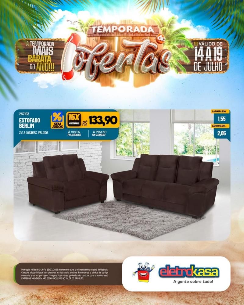 TEMPORADA DE GRANDES OFERTAS nas lojas eletroKasa, em Rolim de Moura TEMPORADA DE GRANDES OFERTAS nas lojas eletroKasa, em Rolim de Moura