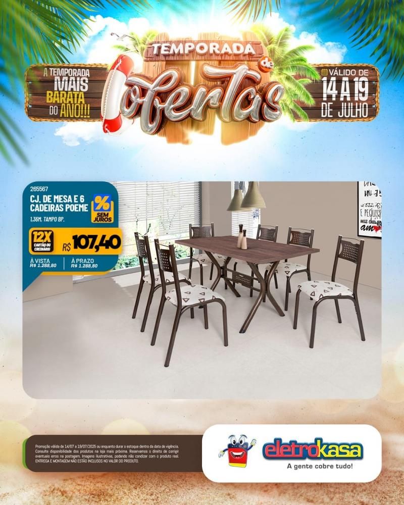 TEMPORADA DE GRANDES OFERTAS nas lojas eletroKasa, em Rolim de Moura TEMPORADA DE GRANDES OFERTAS nas lojas eletroKasa, em Rolim de Moura