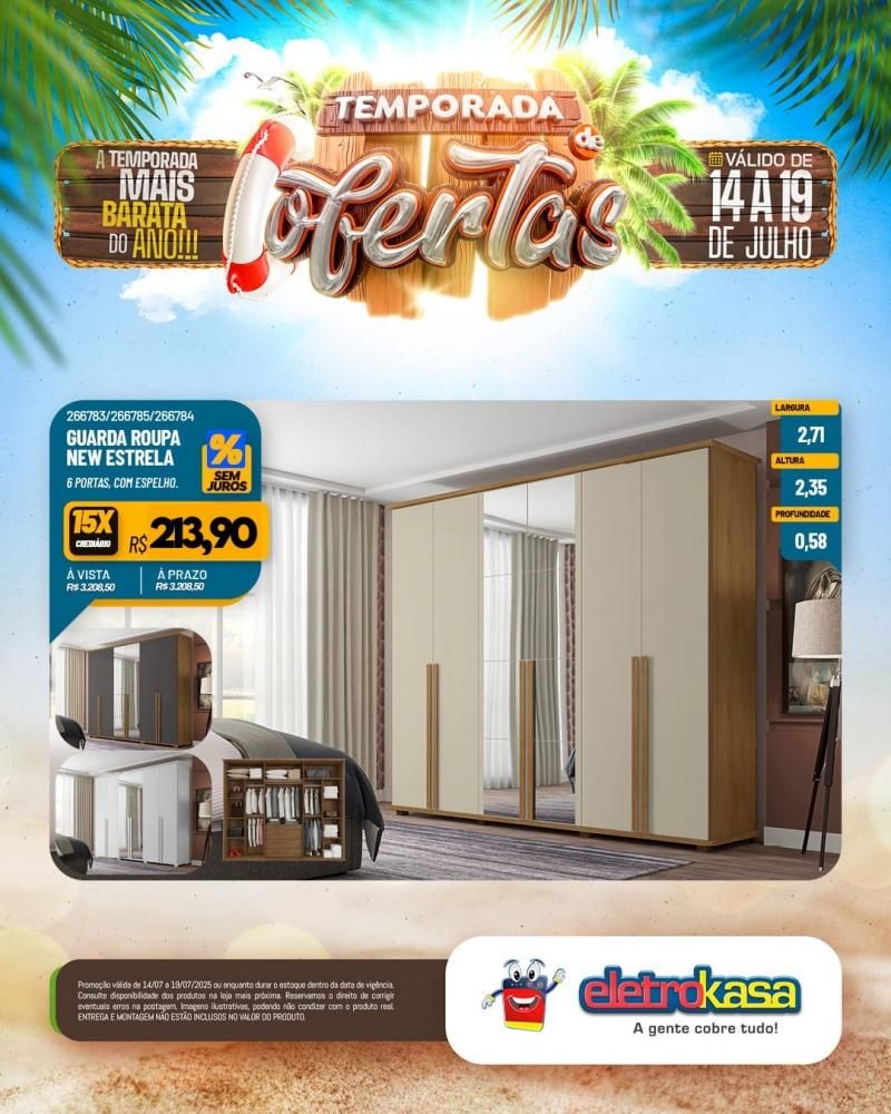 TEMPORADA DE GRANDES OFERTAS nas lojas eletroKasa, em Rolim de Moura TEMPORADA DE GRANDES OFERTAS nas lojas eletroKasa, em Rolim de Moura