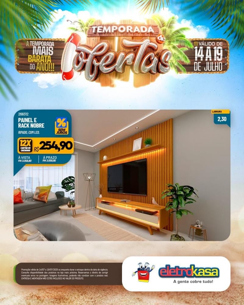 TEMPORADA DE GRANDES OFERTAS nas lojas eletroKasa, em Rolim de Moura TEMPORADA DE GRANDES OFERTAS nas lojas eletroKasa, em Rolim de Moura