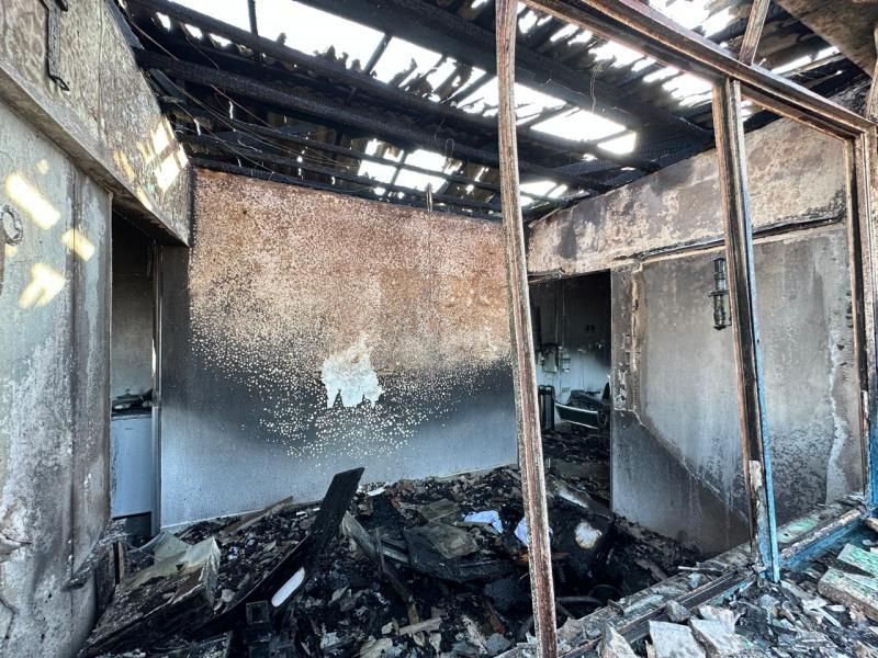 Incêndio atinge base da SAAE em Cacoa Incêndio atinge base da SAAE em Cacoa