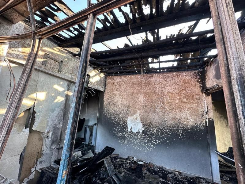 Incêndio atinge base da SAAE em Cacoa Incêndio atinge base da SAAE em Cacoa