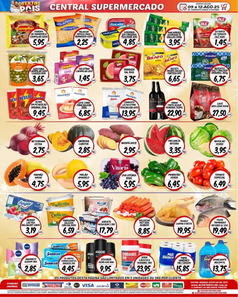 Ofertas Supermercado Central de Rolim de Moura Ofertas Supermercado Central de Rolim de Moura