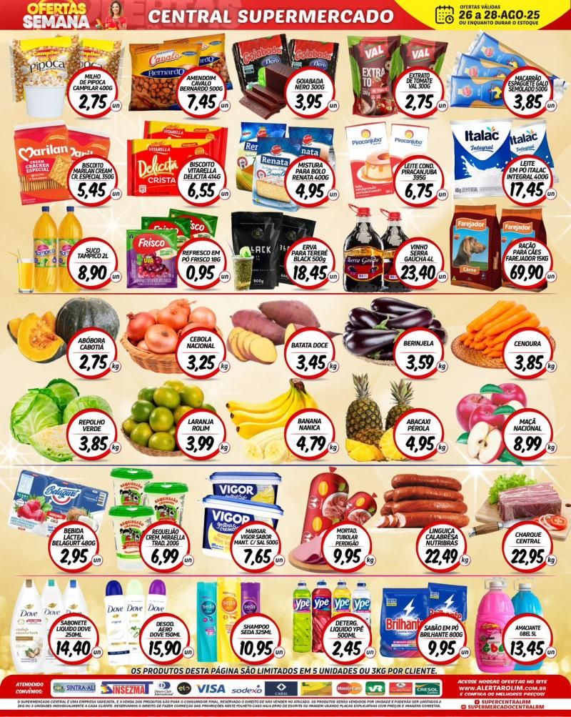 Ofertas Supermercado Central de Rolim de Moura Ofertas Supermercado Central de Rolim de Moura