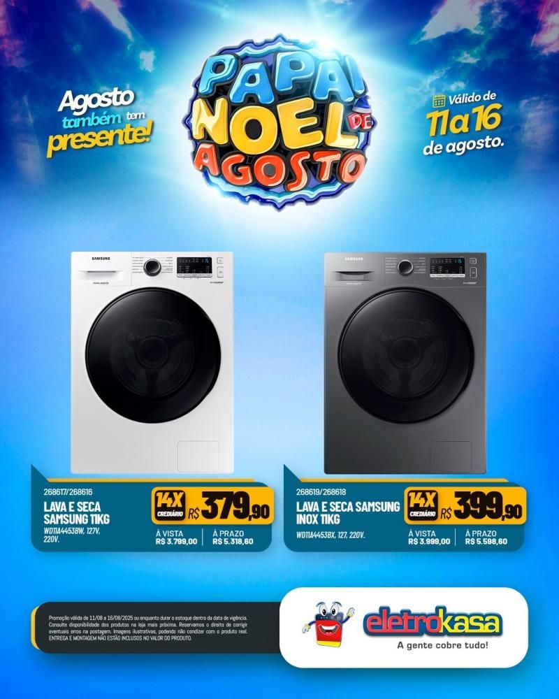 PAPAI NOEL DE AGOSTO chegou na EletroKasa PAPAI NOEL DE AGOSTO chegou na EletroKasa