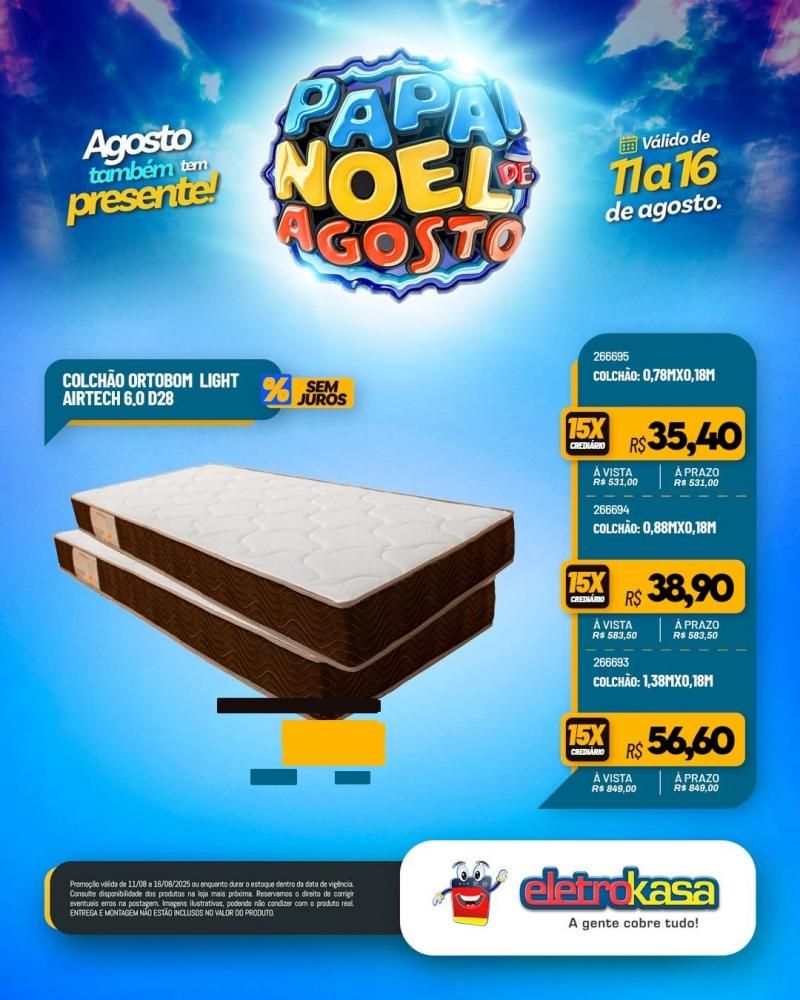 PAPAI NOEL DE AGOSTO chegou na EletroKasa PAPAI NOEL DE AGOSTO chegou na EletroKasa