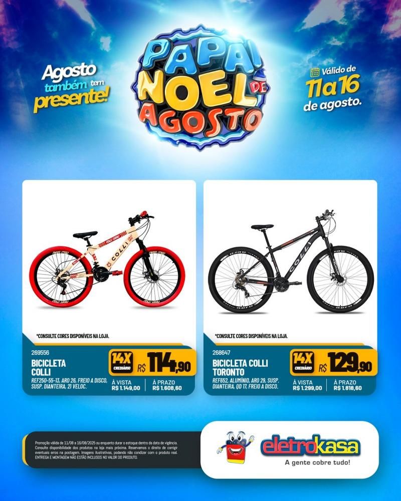 PAPAI NOEL DE AGOSTO chegou na EletroKasa PAPAI NOEL DE AGOSTO chegou na EletroKasa