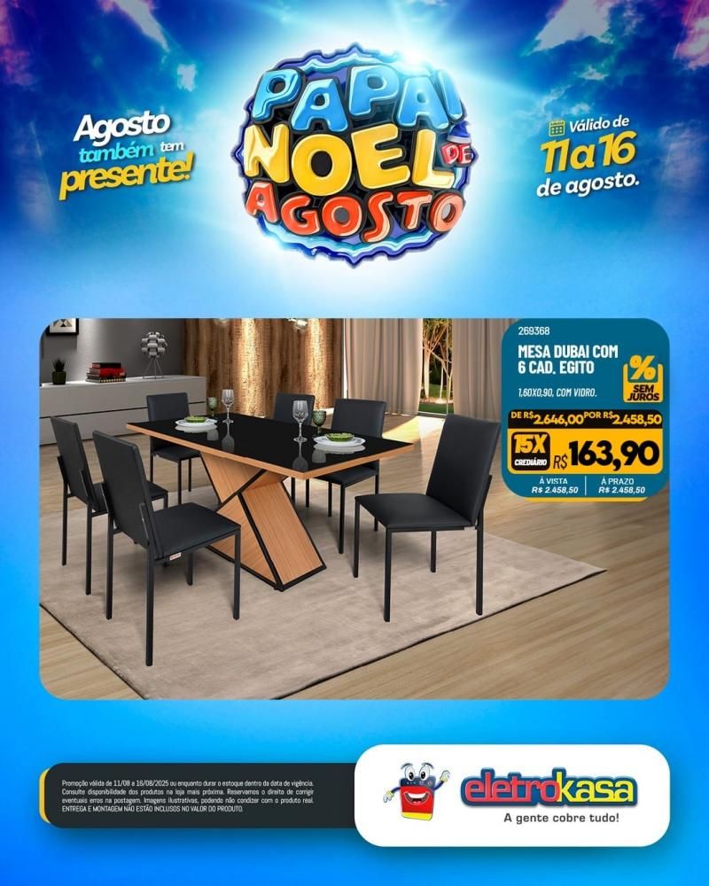 PAPAI NOEL DE AGOSTO chegou na EletroKasa PAPAI NOEL DE AGOSTO chegou na EletroKasa