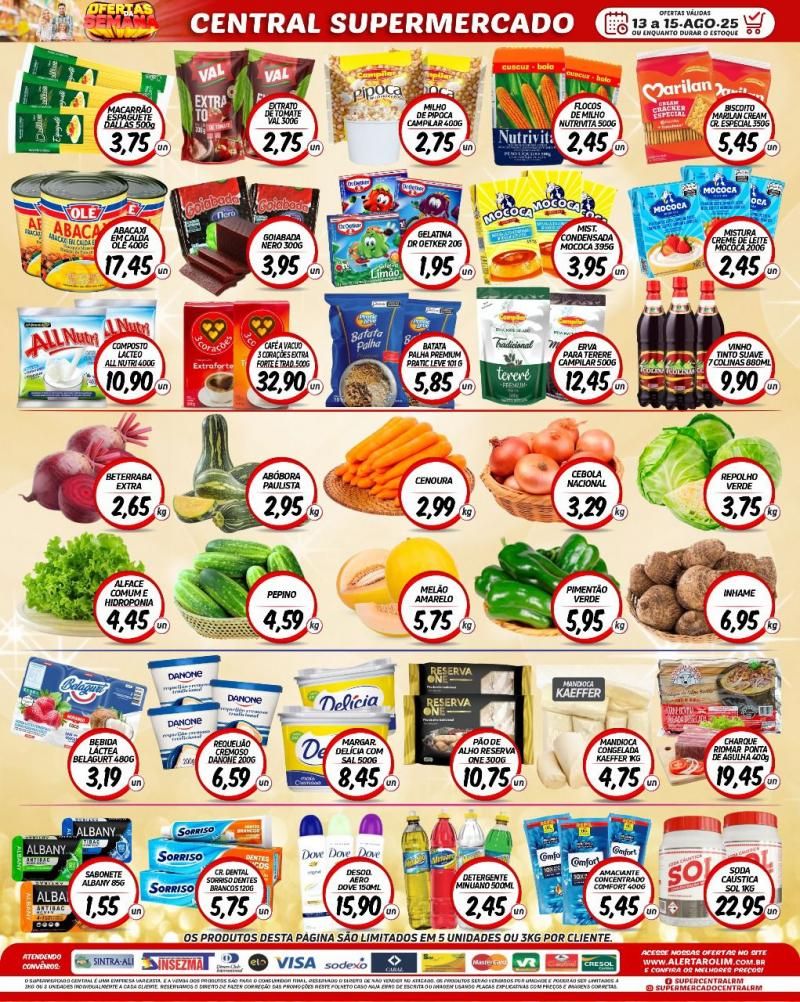 Promoção do supermercado central em Rolim de Moura Promoção do supermercado central em Rolim de Moura