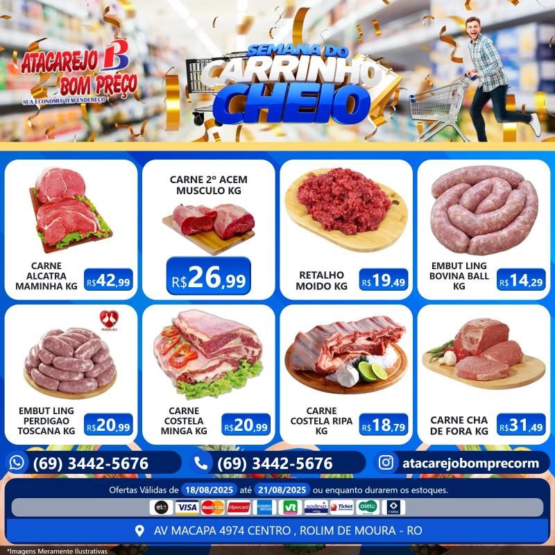 Semana do Carrinho Cheio no Atacarejo Bom Preço Semana do Carrinho Cheio no Atacarejo Bom Preço