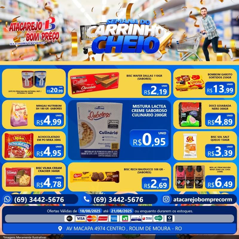 Semana do Carrinho Cheio no Atacarejo Bom Preço Semana do Carrinho Cheio no Atacarejo Bom Preço