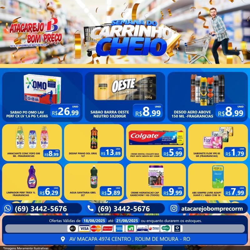 Semana do Carrinho Cheio no Atacarejo Bom Preço Semana do Carrinho Cheio no Atacarejo Bom Preço