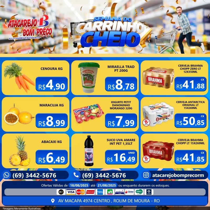 Semana do Carrinho Cheio no Atacarejo Bom Preço Semana do Carrinho Cheio no Atacarejo Bom Preço