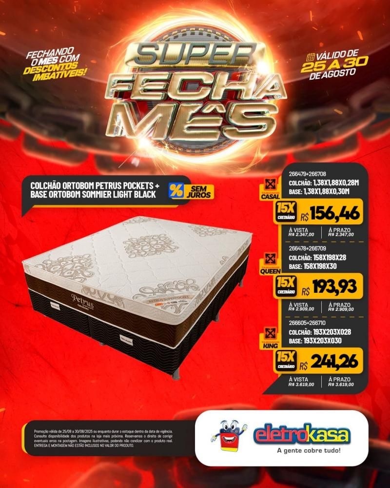 Super FECHA MÊS com descontos imbatíveis nas lojas ELETROKASA, em Rolim de Moura Super FECHA MÊS com descontos imbatíveis nas lojas ELETROKASA, em Rolim de Moura
