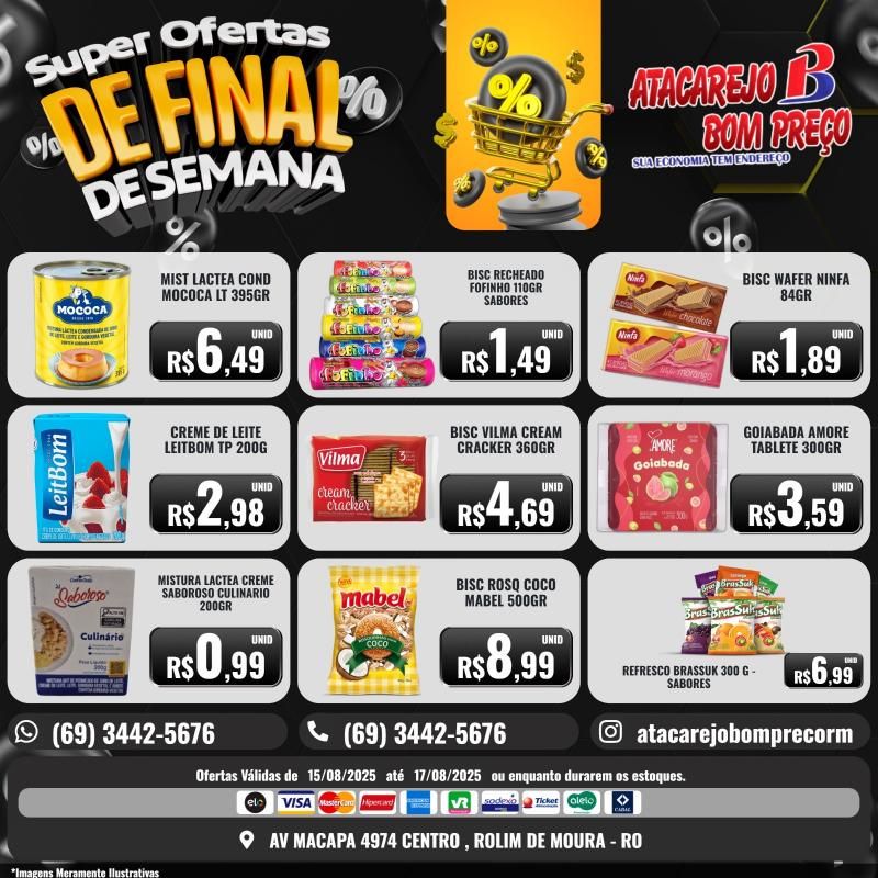 Super Ofertas de final de semana no Atacarejo Bom Preço Super Ofertas de final de semana no Atacarejo Bom Preço