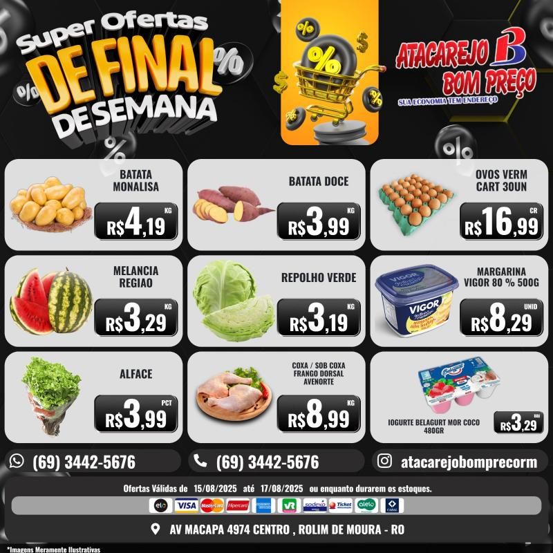 Super Ofertas de final de semana no Atacarejo Bom Preço Super Ofertas de final de semana no Atacarejo Bom Preço