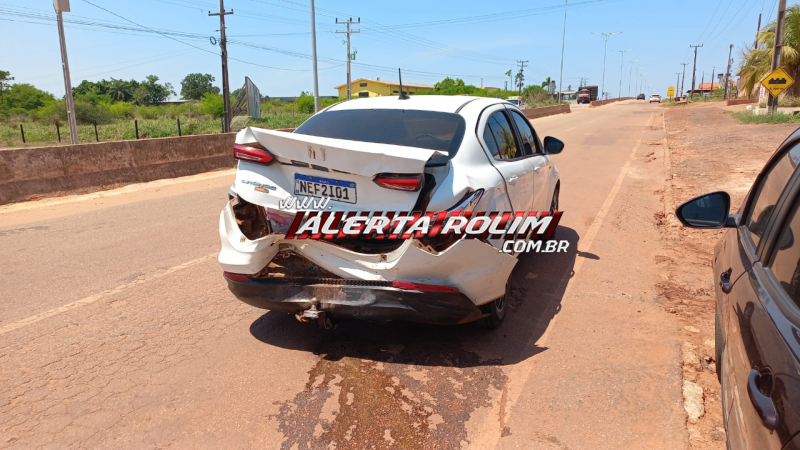 Colisão entre veículos é registrada na RO-383 em Rolim de Moura Colisão entre veículos é registrada na RO-383 em Rolim de Moura