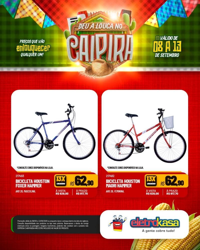DEU A LOUCA NO CAIPIRA, nas Lojas ELETROKASA em Rolim de Moura DEU A LOUCA NO CAIPIRA, nas Lojas ELETROKASA em Rolim de Moura