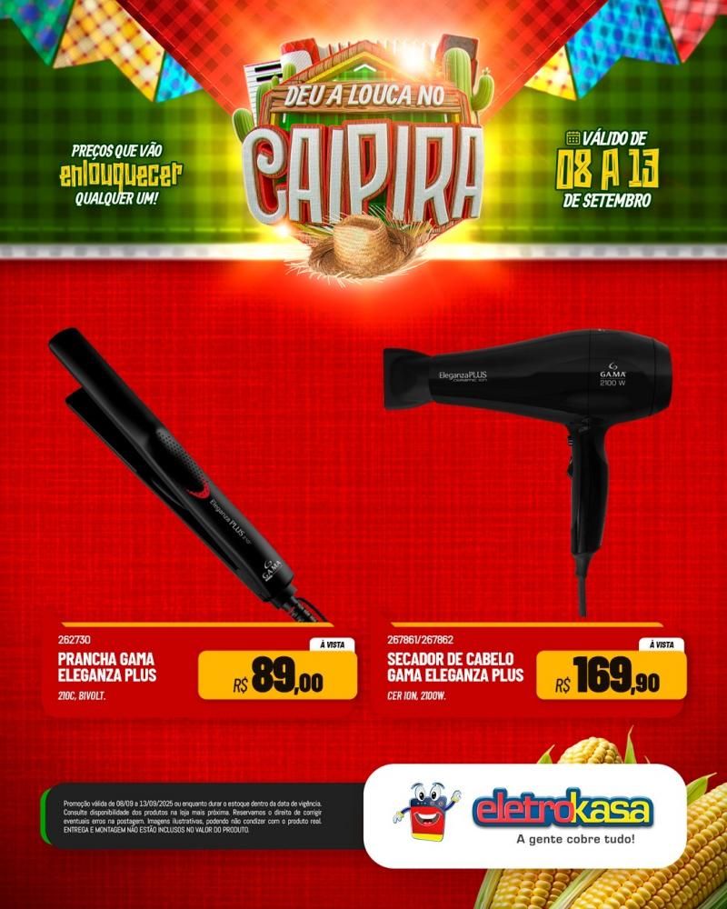 DEU A LOUCA NO CAIPIRA, nas Lojas ELETROKASA em Rolim de Moura DEU A LOUCA NO CAIPIRA, nas Lojas ELETROKASA em Rolim de Moura