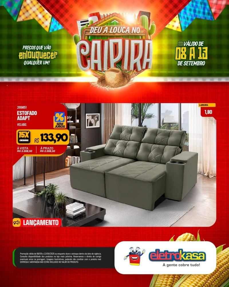 DEU A LOUCA NO CAIPIRA, nas Lojas ELETROKASA em Rolim de Moura DEU A LOUCA NO CAIPIRA, nas Lojas ELETROKASA em Rolim de Moura
