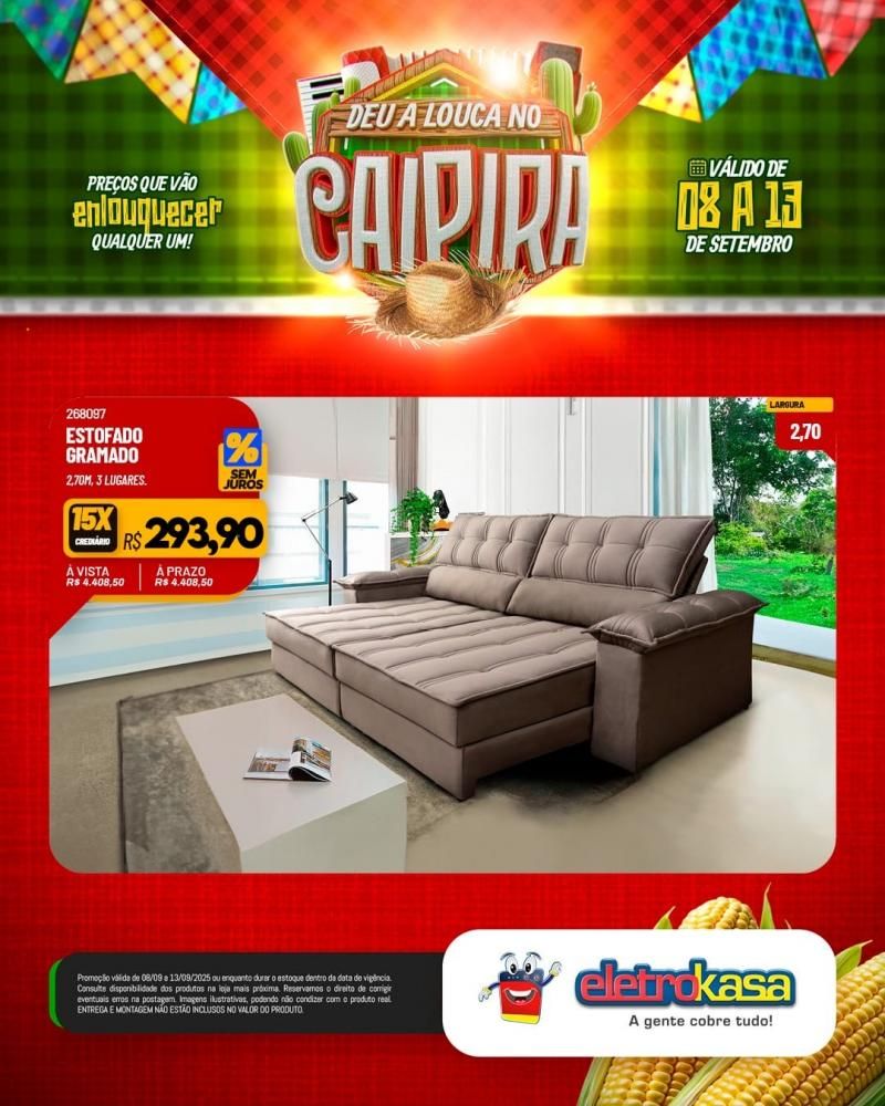 DEU A LOUCA NO CAIPIRA, nas Lojas ELETROKASA em Rolim de Moura DEU A LOUCA NO CAIPIRA, nas Lojas ELETROKASA em Rolim de Moura