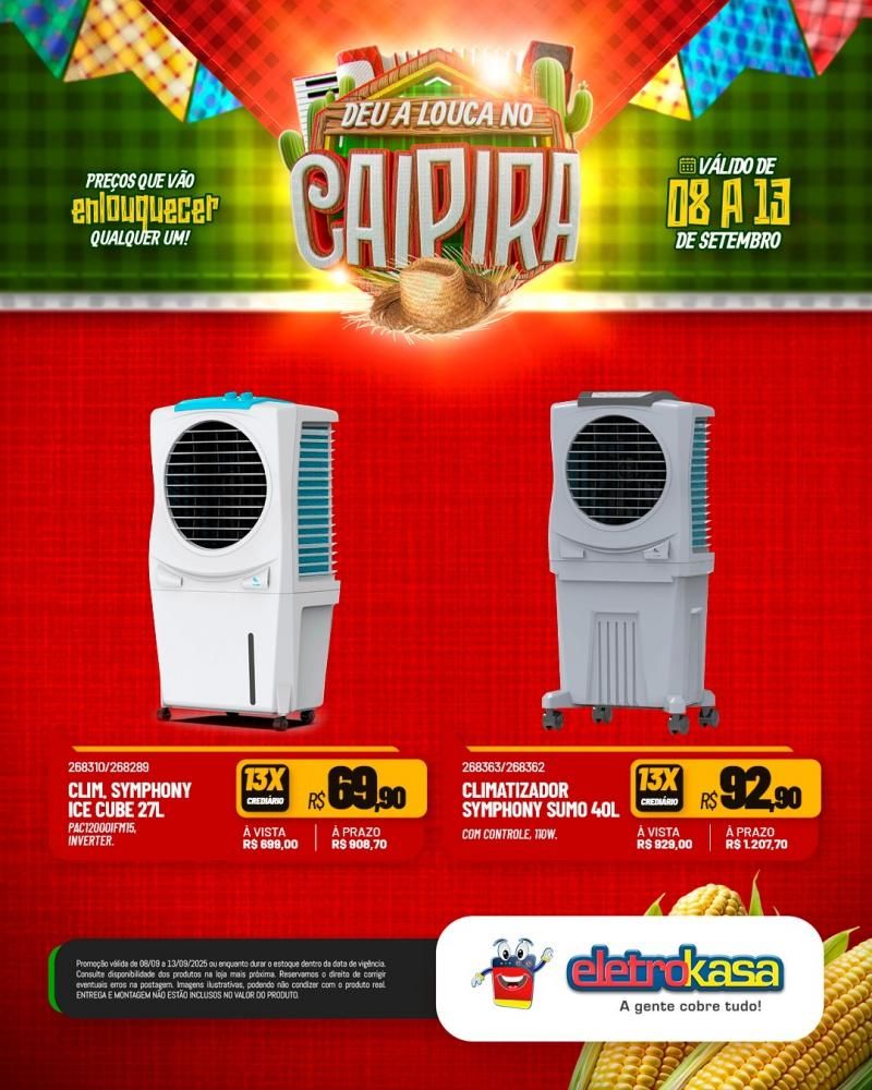 DEU A LOUCA NO CAIPIRA, nas Lojas ELETROKASA em Rolim de Moura DEU A LOUCA NO CAIPIRA, nas Lojas ELETROKASA em Rolim de Moura