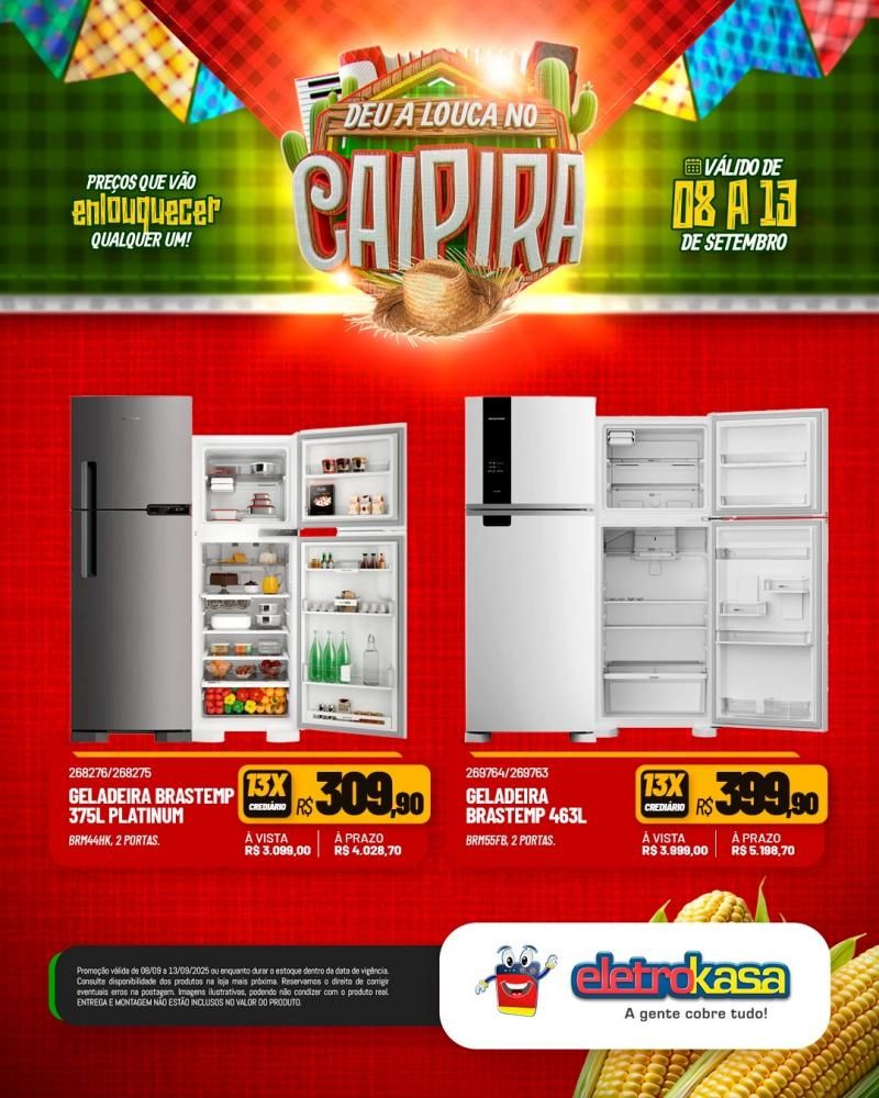 DEU A LOUCA NO CAIPIRA, nas Lojas ELETROKASA em Rolim de Moura DEU A LOUCA NO CAIPIRA, nas Lojas ELETROKASA em Rolim de Moura
