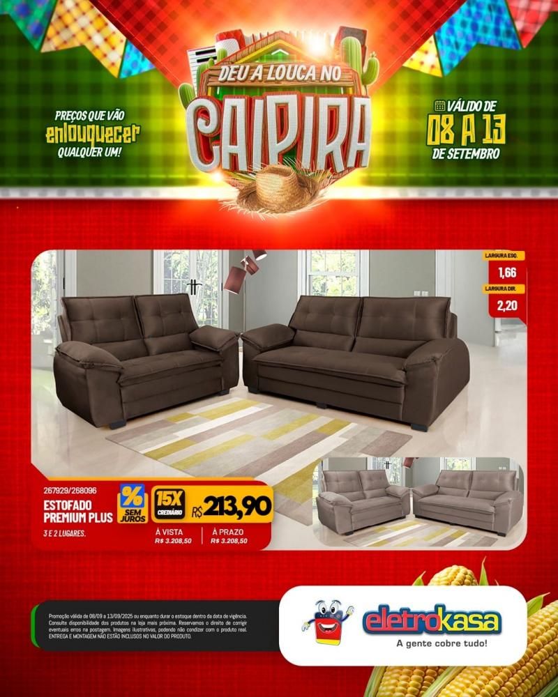 DEU A LOUCA NO CAIPIRA, nas Lojas ELETROKASA em Rolim de Moura DEU A LOUCA NO CAIPIRA, nas Lojas ELETROKASA em Rolim de Moura