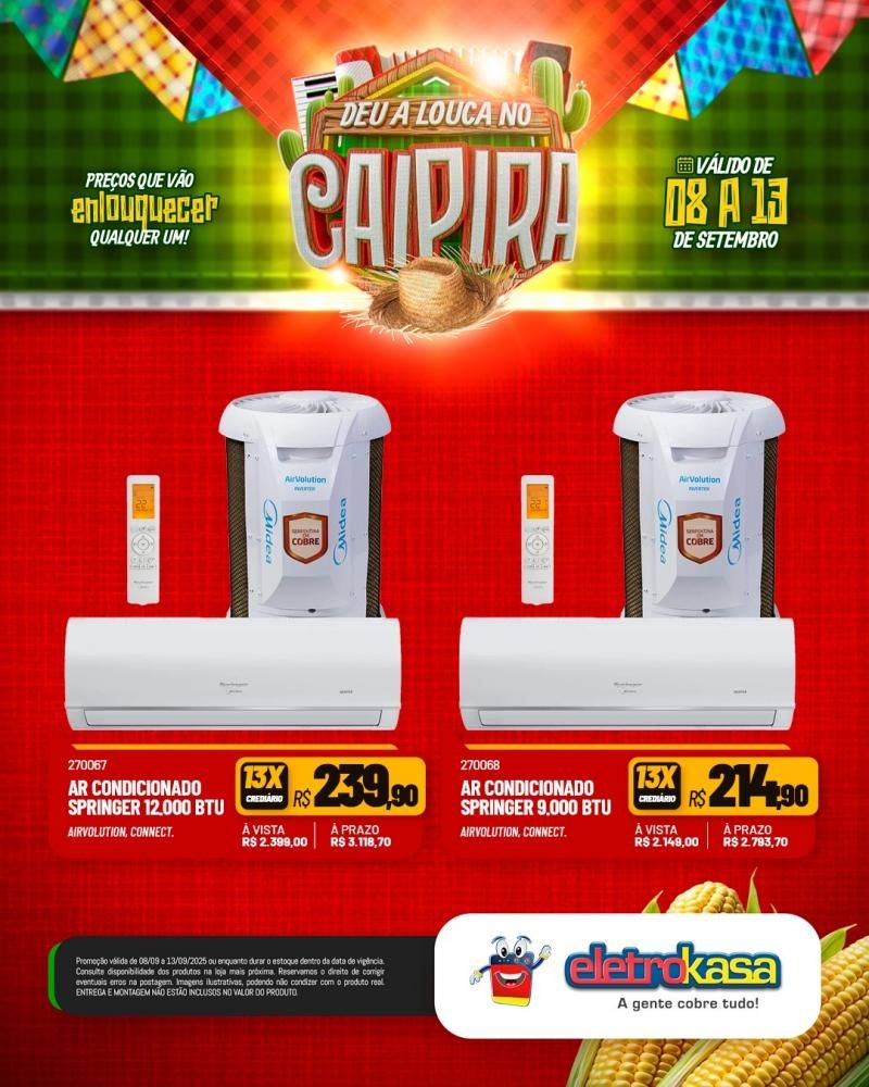 DEU A LOUCA NO CAIPIRA, nas Lojas ELETROKASA em Rolim de Moura DEU A LOUCA NO CAIPIRA, nas Lojas ELETROKASA em Rolim de Moura