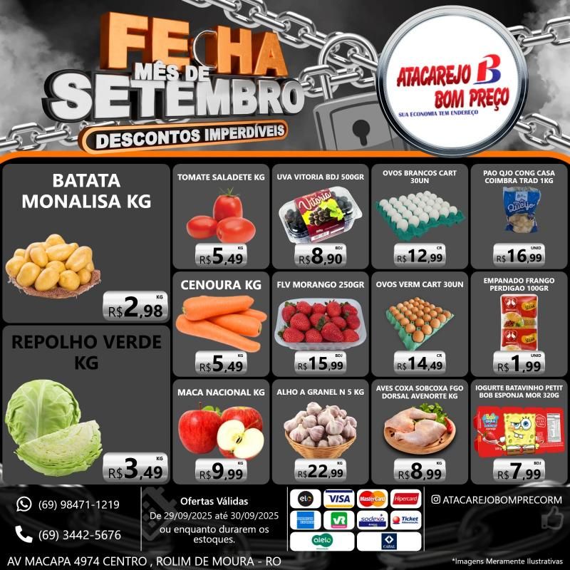 FECHA MÊS DE SETEMBRO – ATACAREJO BOM PREÇO FECHA MÊS DE SETEMBRO – ATACAREJO BOM PREÇO