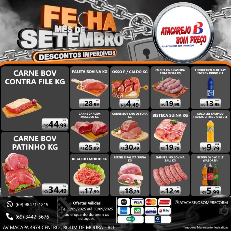 FECHA MÊS DE SETEMBRO – ATACAREJO BOM PREÇO FECHA MÊS DE SETEMBRO – ATACAREJO BOM PREÇO