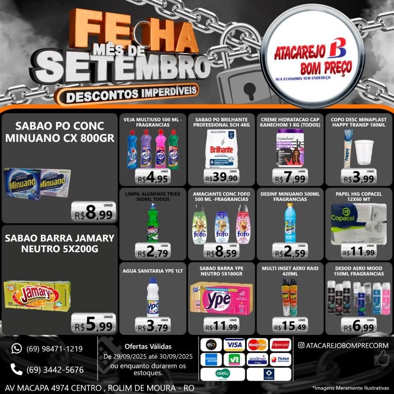 FECHA MÊS DE SETEMBRO – ATACAREJO BOM PREÇO FECHA MÊS DE SETEMBRO – ATACAREJO BOM PREÇO
