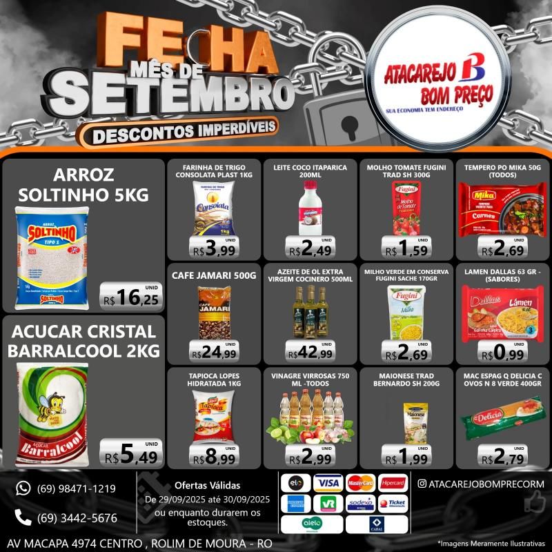 FECHA MÊS DE SETEMBRO – ATACAREJO BOM PREÇO FECHA MÊS DE SETEMBRO – ATACAREJO BOM PREÇO