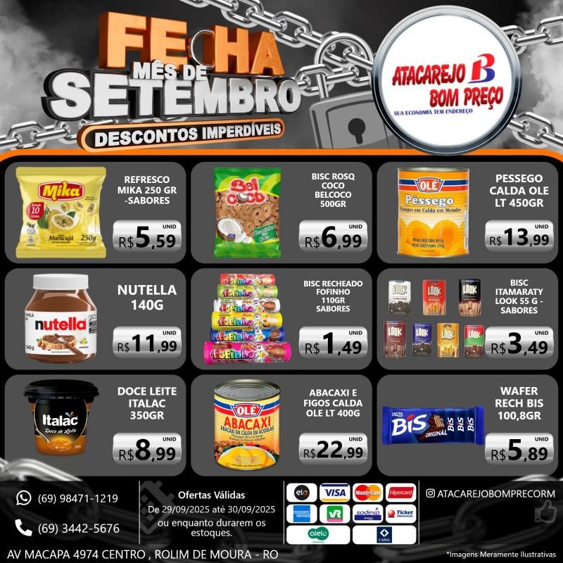 FECHA MÊS DE SETEMBRO – ATACAREJO BOM PREÇO FECHA MÊS DE SETEMBRO – ATACAREJO BOM PREÇO
