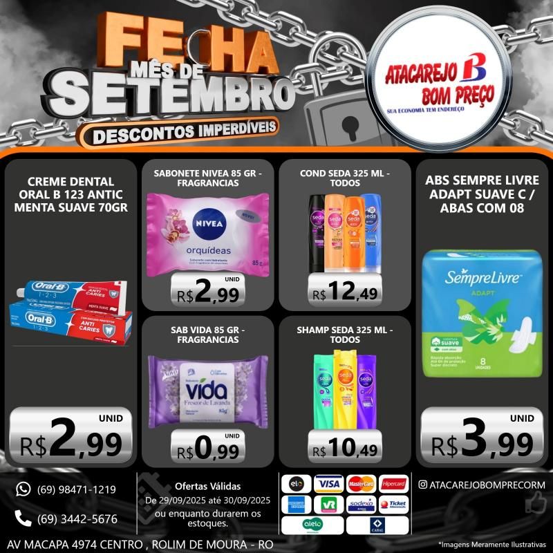 FECHA MÊS DE SETEMBRO – ATACAREJO BOM PREÇO FECHA MÊS DE SETEMBRO – ATACAREJO BOM PREÇO
