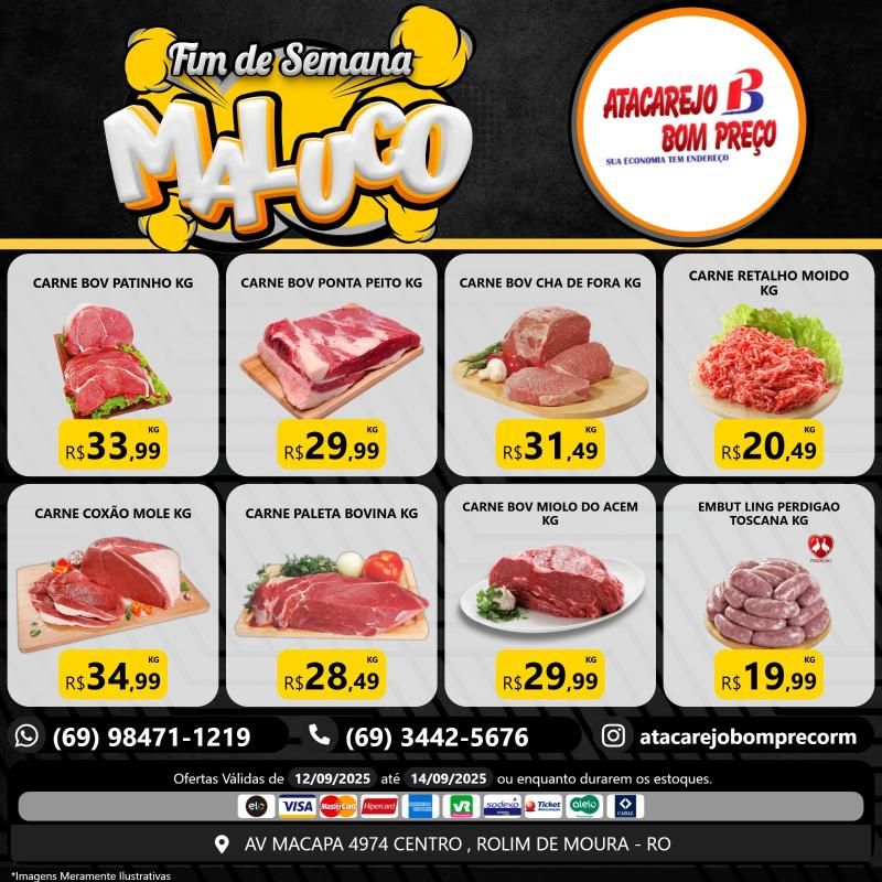 FIM DE SEMANA MALUCO no Atacarejo Bom Preço FIM DE SEMANA MALUCO no Atacarejo Bom Preço