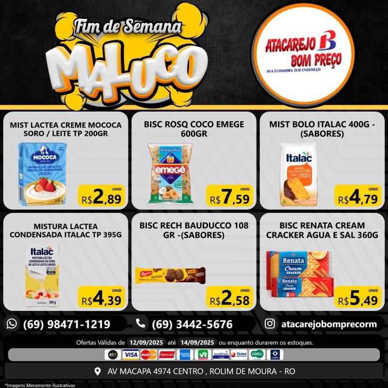 FIM DE SEMANA MALUCO no Atacarejo Bom Preço FIM DE SEMANA MALUCO no Atacarejo Bom Preço