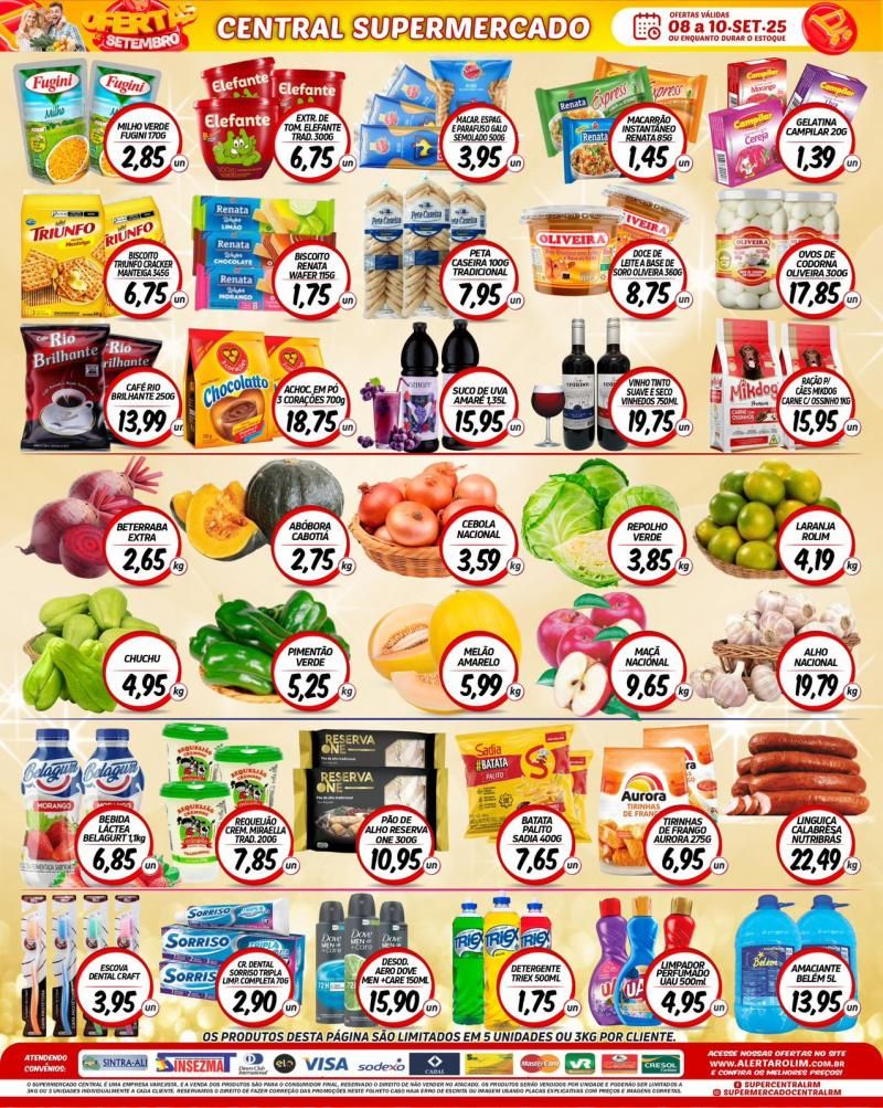 Ofertas Supermercado Central de Rolim de Moura Ofertas Supermercado Central de Rolim de Moura