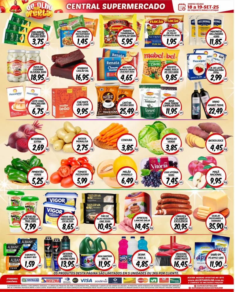 Ofertas Supermercado Central de Rolim de Moura Ofertas Supermercado Central de Rolim de Moura