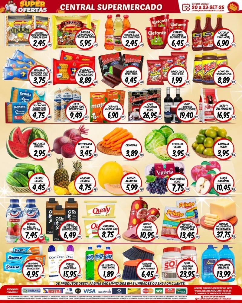 Ofertas Supermercado Central de Rolim de Moura Ofertas Supermercado Central de Rolim de Moura