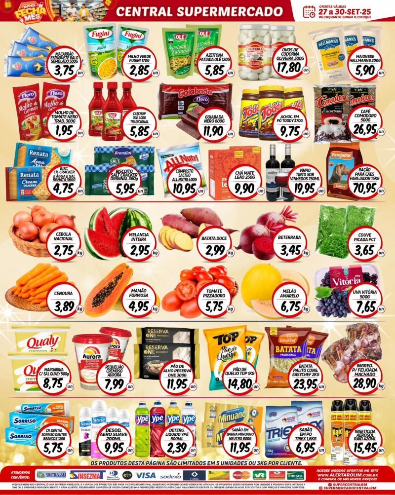 Ofertas Supermercado Central de Rolim de Moura Ofertas Supermercado Central de Rolim de Moura