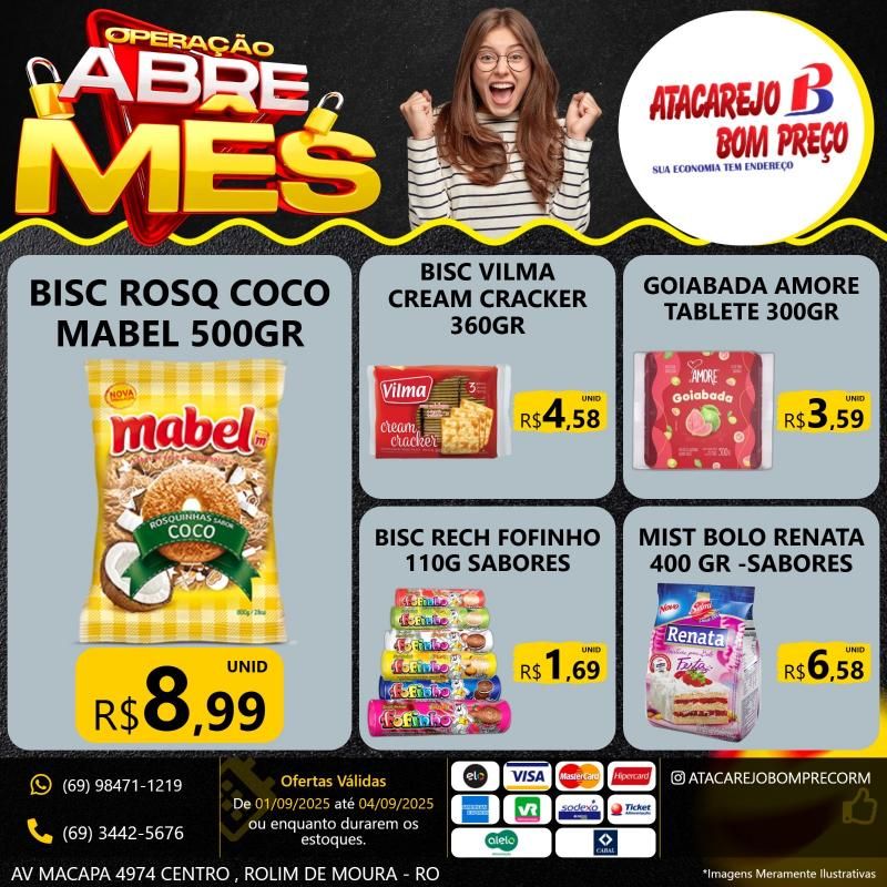 OPERAÇÃO ABRE MÊS ATACAREJO BOM PREÇO, em Rolim de Moura OPERAÇÃO ABRE MÊS ATACAREJO BOM PREÇO, em Rolim de Moura