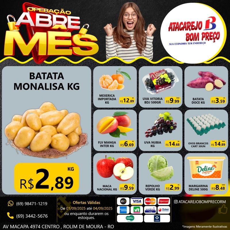 OPERAÇÃO ABRE MÊS ATACAREJO BOM PREÇO, em Rolim de Moura OPERAÇÃO ABRE MÊS ATACAREJO BOM PREÇO, em Rolim de Moura