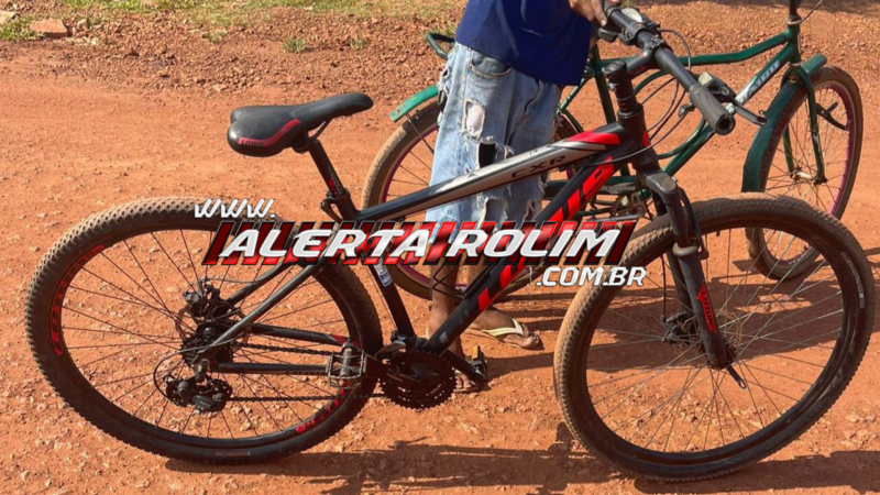 Polícia Militar recupera três bicicletas furtadas e prende dois suspeitos, em Rolim de Moura Polícia Militar recupera três bicicletas furtadas e prende dois suspeitos, em Rolim de Moura