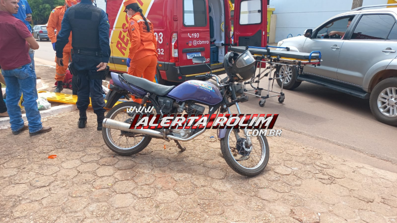 Segundo acidente de trânsito do dia foi registrado no centro de Rolim de Moura e também deixou um ferido Segundo acidente de trânsito do dia foi registrado no centro de Rolim de Moura e também deixou um ferido