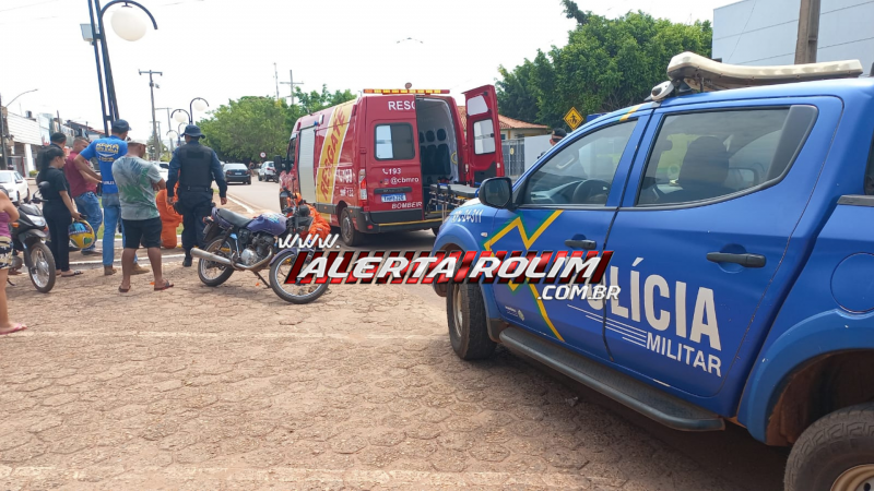 Segundo acidente de trânsito do dia foi registrado no centro de Rolim de Moura e também deixou um ferido Segundo acidente de trânsito do dia foi registrado no centro de Rolim de Moura e também deixou um ferido